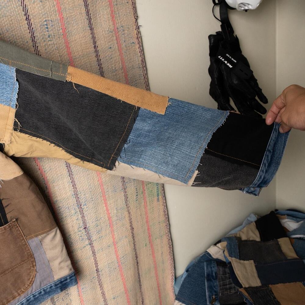 Custom patchwork carhartt chore jacket - image 3